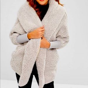 Oversized Fluffy Teddy Coat